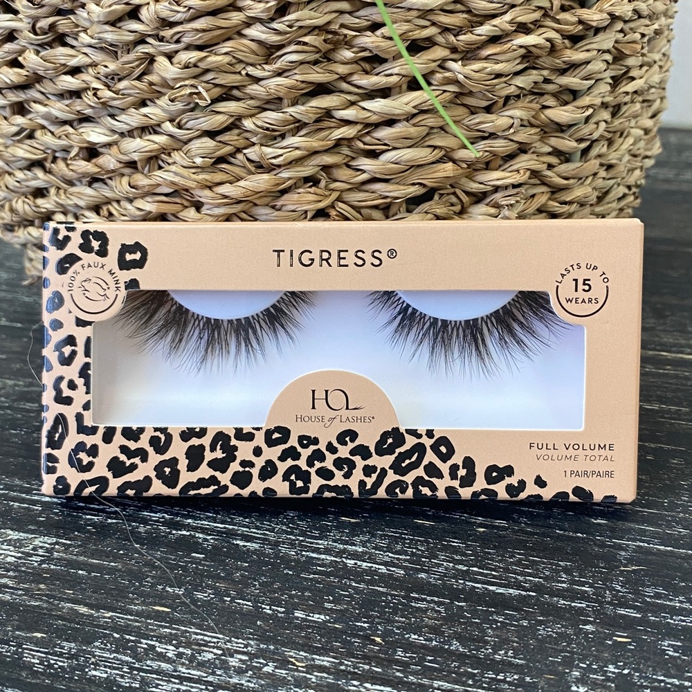 House of Lashes Black Tigress Full Volume Lashes NIB NEW